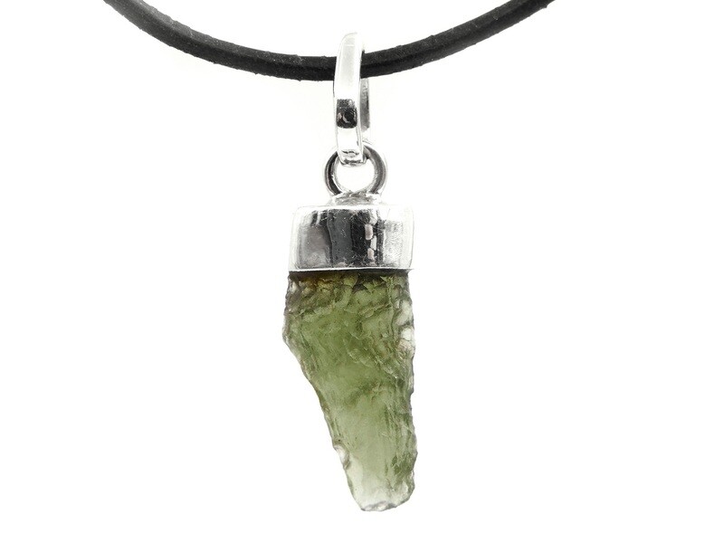 Moldavite - 925 silver pendant