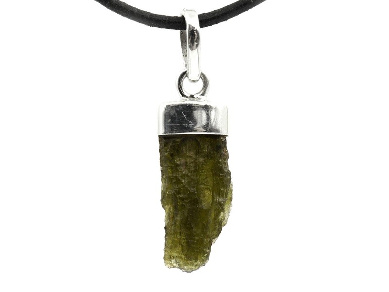 Moldavite - 925 silver pendant