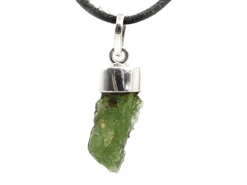 Moldavite - 925 silver pendant