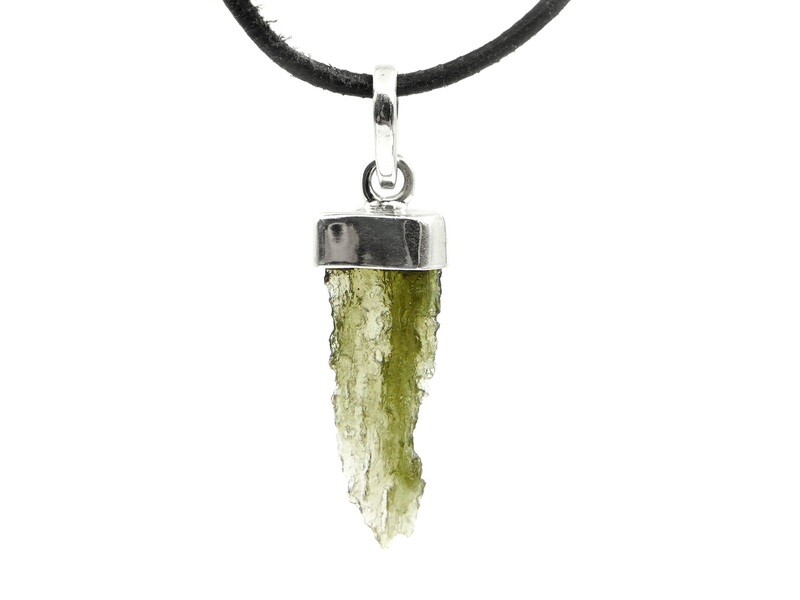Moldavite - 925 silver pendant