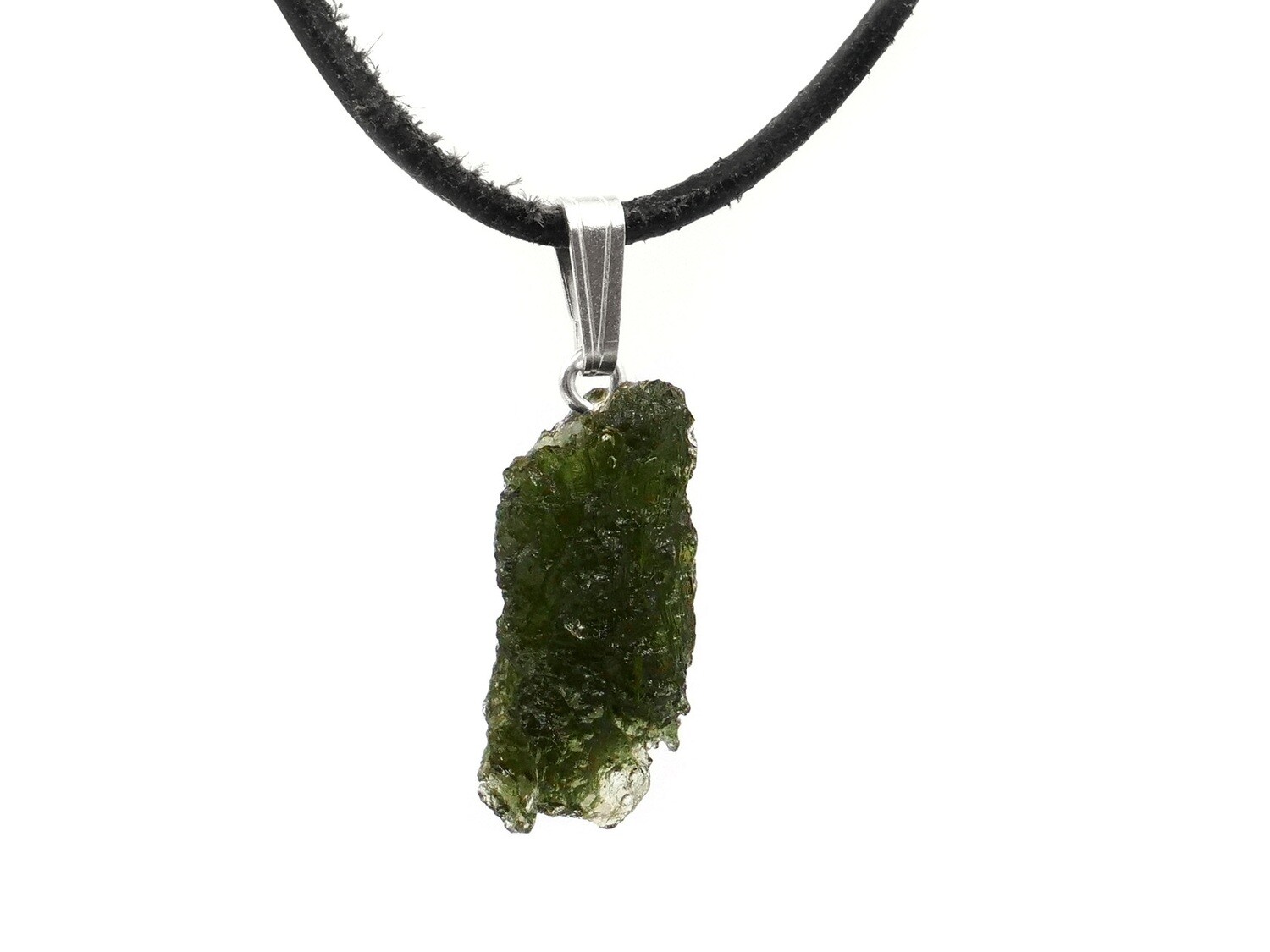 Moldavite - 925 silver pendant