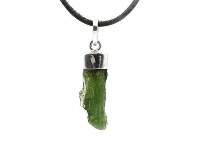 Moldavite - 925 silver pendant