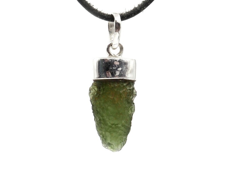 Moldavite - 925 silver pendant