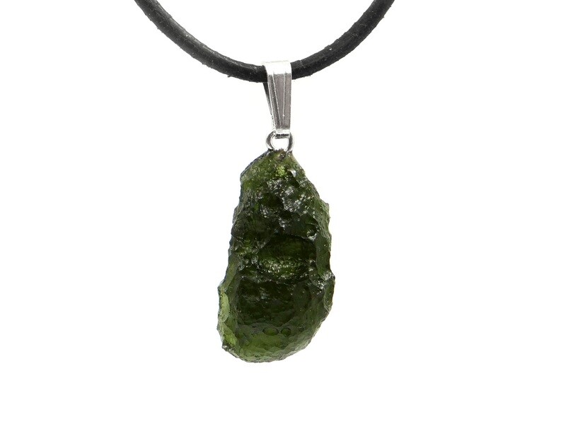 Moldavite - 925 silver pendant