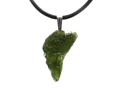 Moldavite - 925 silver pendant