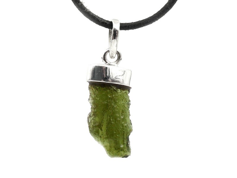 Moldavite - 925 silver pendant