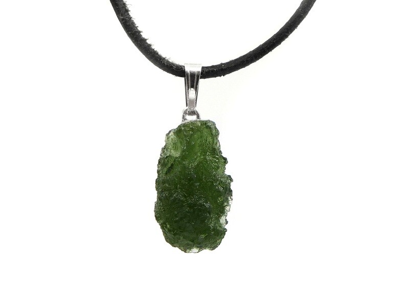 Moldavite - 925 silver pendant