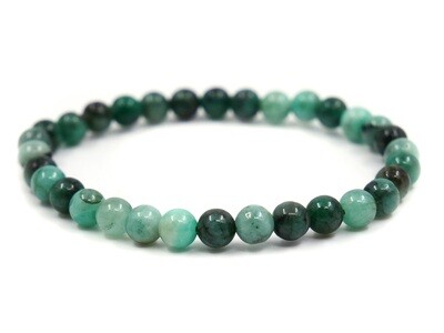Emerald bracelet - 6mm
