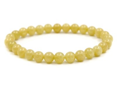 Heliodor (golden beryl) bracelet - 6mm