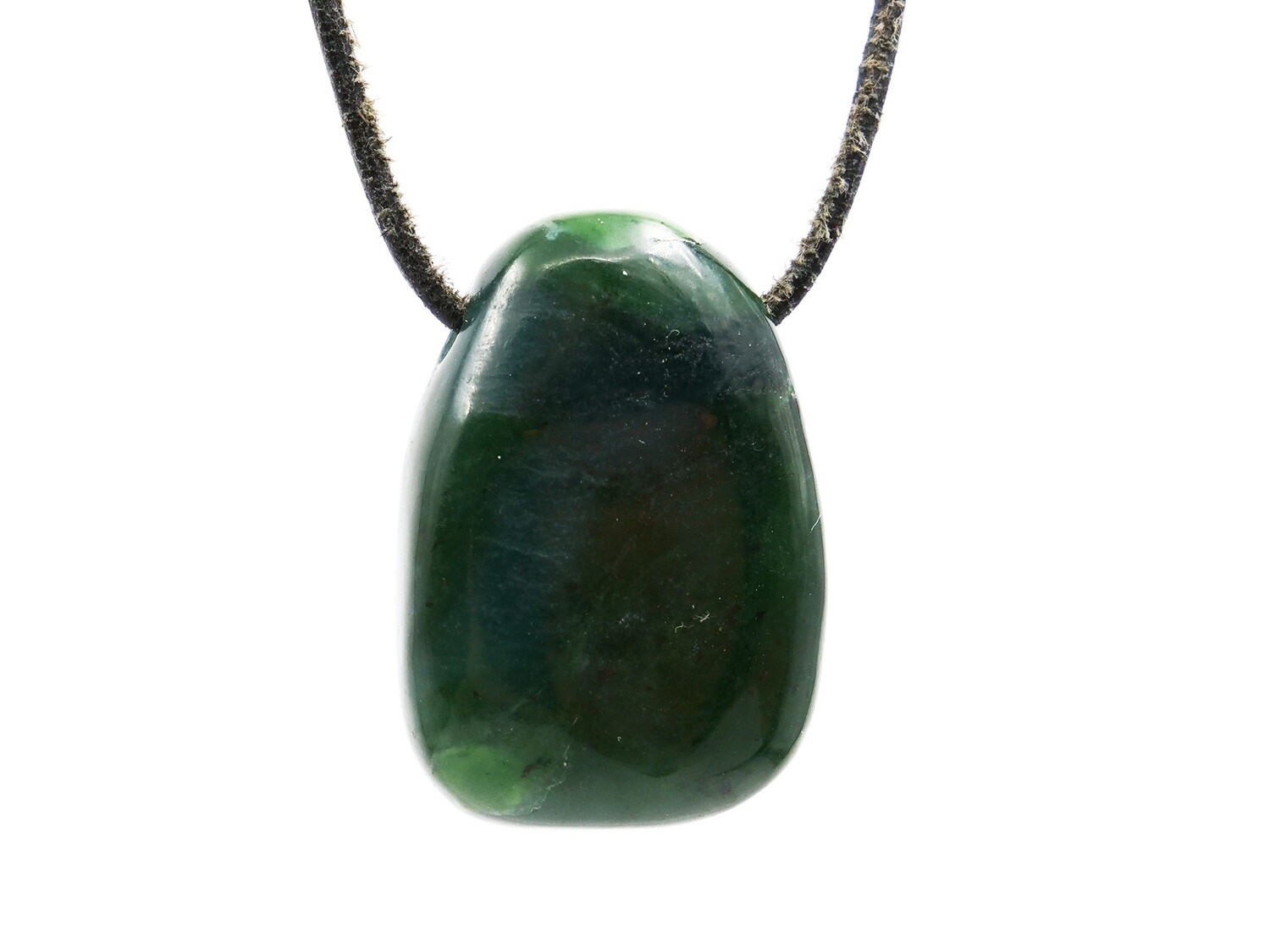 Jade (Nephrite) - Drilled stone pendant
