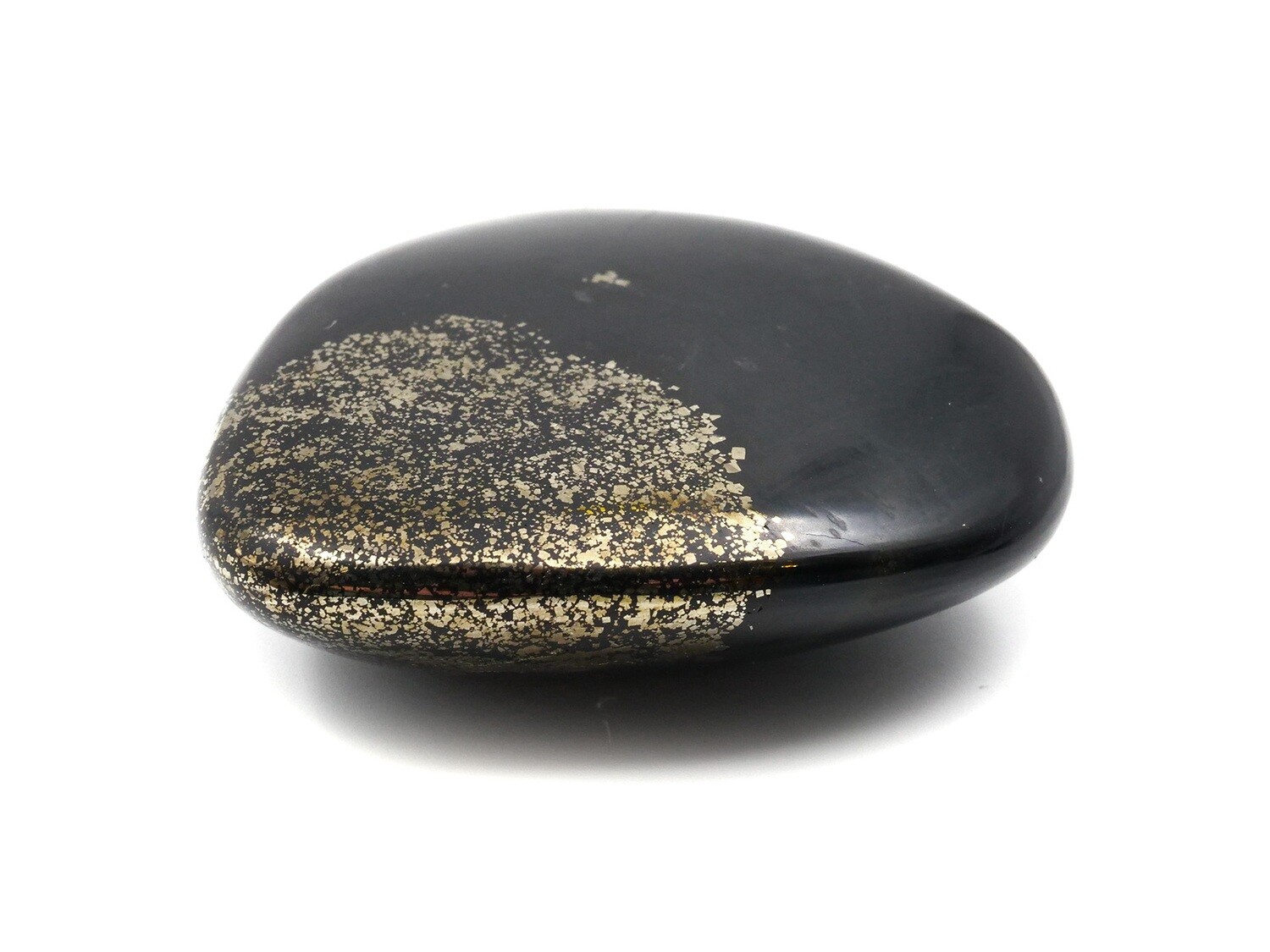 Swiss Slate with pyrite - Tumbled Stone
