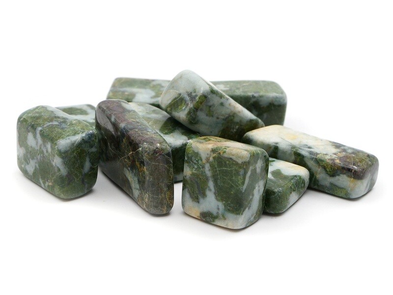 Allalin gabbro - Tumbled Stone