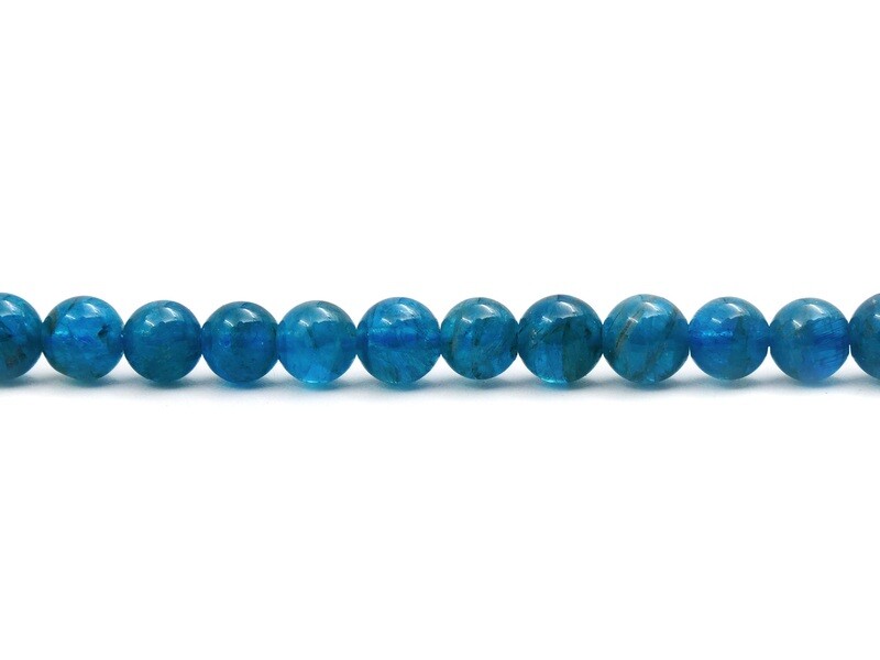 Blue Apatite - Beads 6 mm