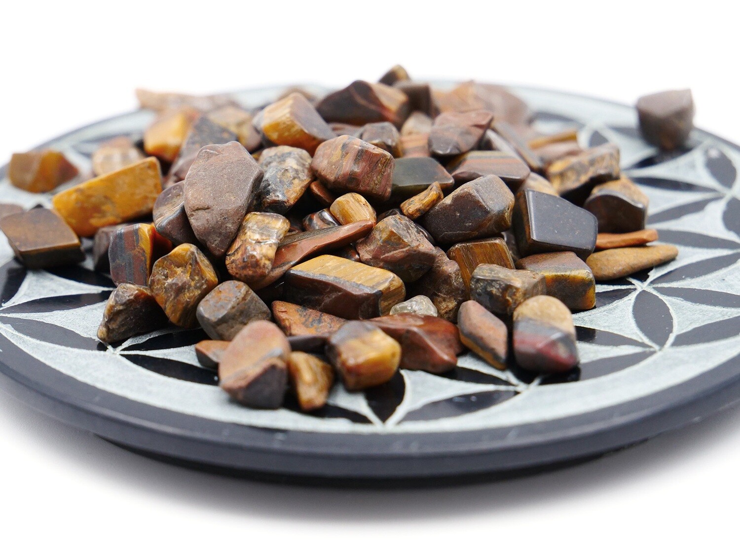 Tiger&#39;s Eye - Mini Stone Chips - 50 g
