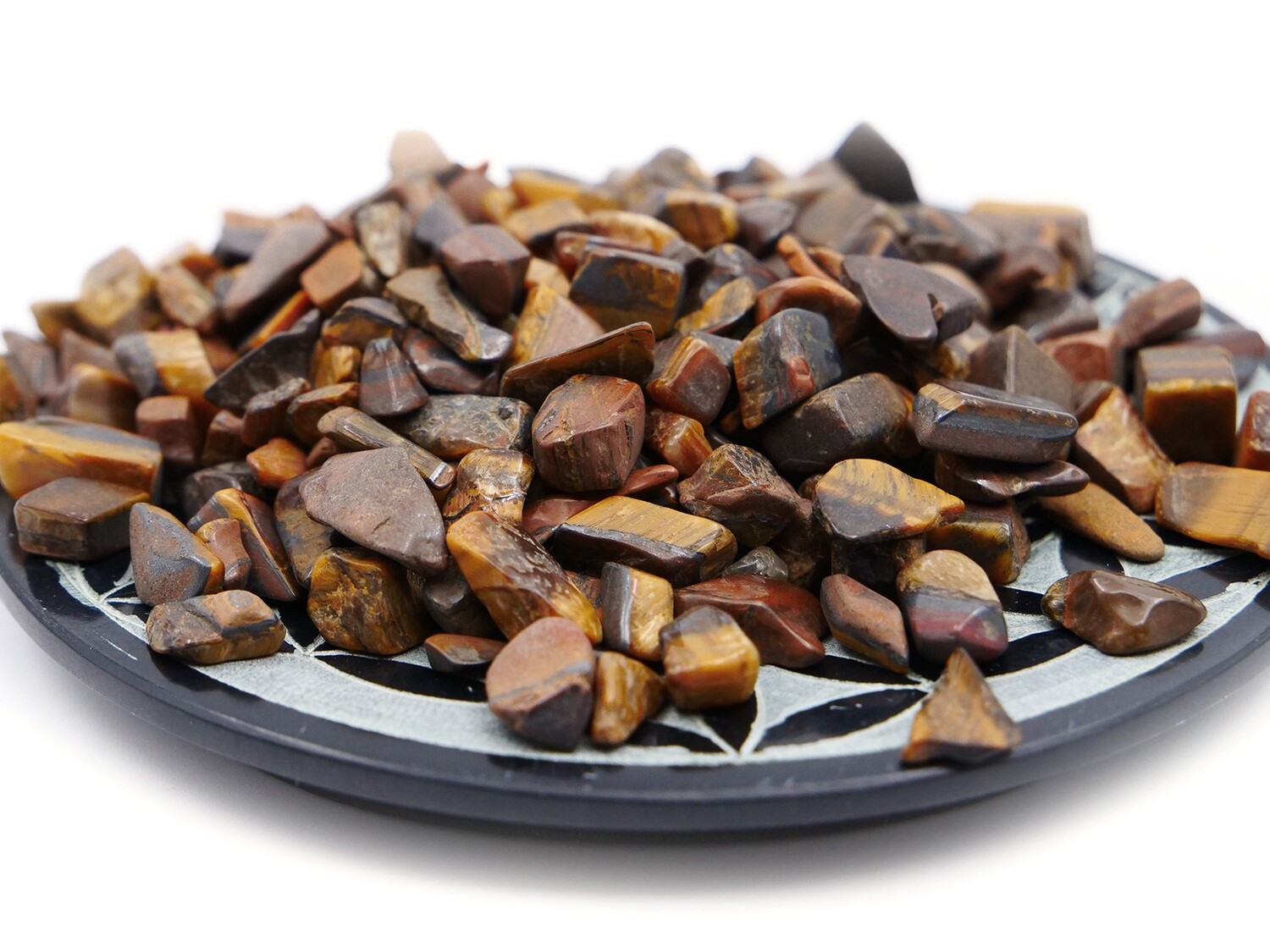 Tiger&#39;s Eye - Mini Stone Chips - 100 g