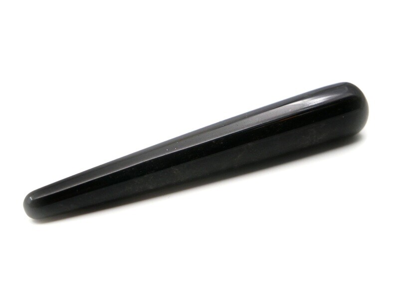 Silver Sheen Obsidian - Massage wand