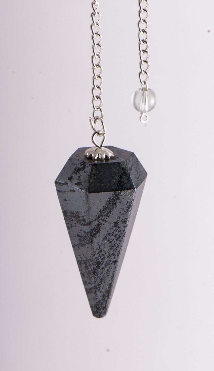 Hematite - Crystal Pendulum
