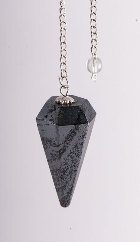 Hematite - Crystal Pendulum