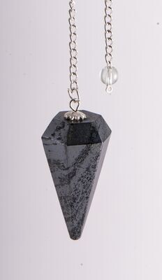 Hematite - Crystal Pendulum
