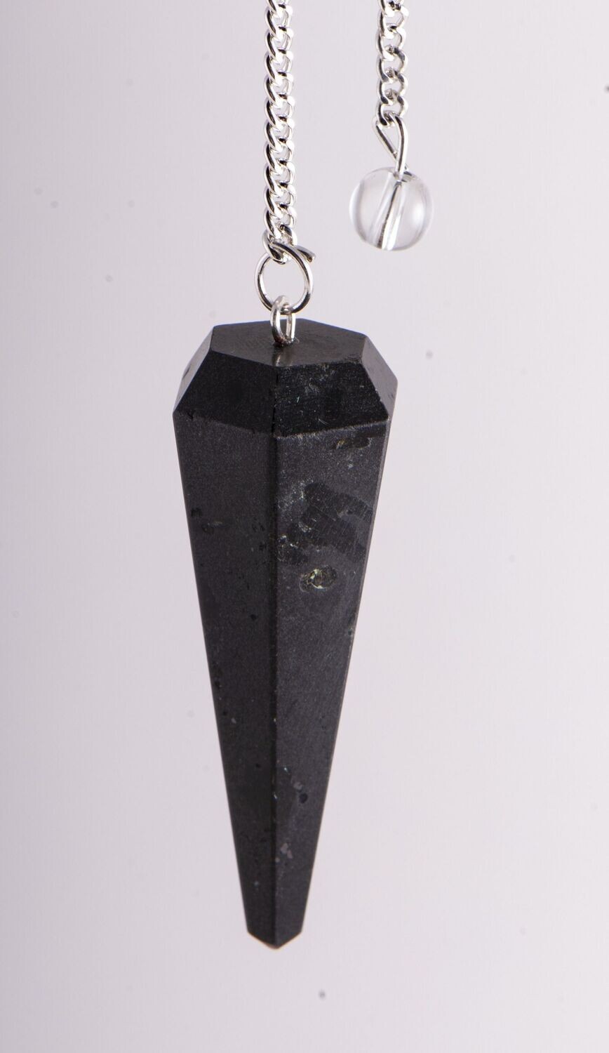 Black Tourmaline - Crystal Pendulum