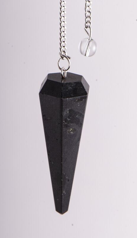 Black Tourmaline - Crystal Pendulum