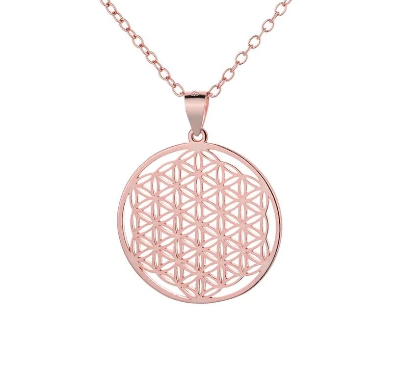 Flower of Life pendant with chain