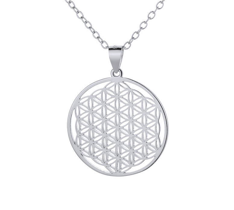 Flower of Life pendant with chain