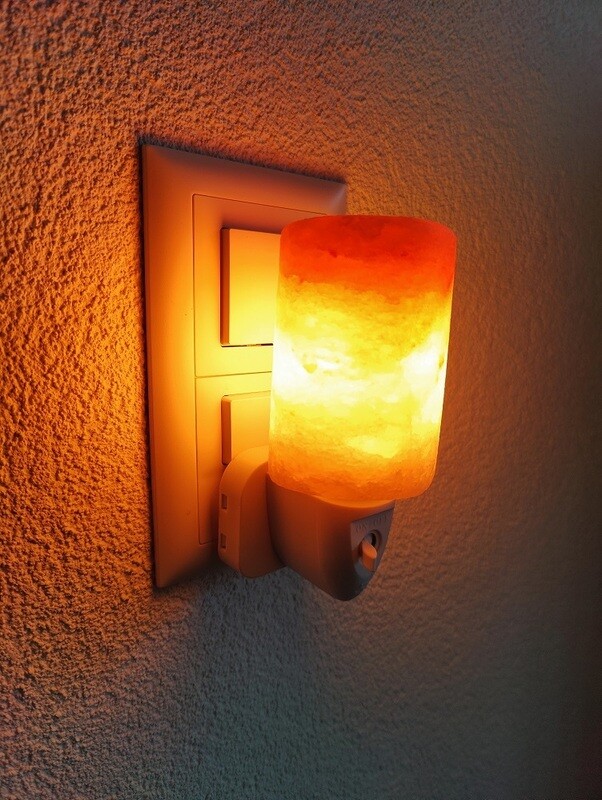 Himalayan salt nightlight - Cylinder
