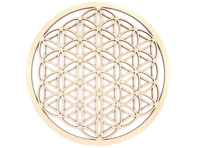Flower of life 22 cm, wooden
