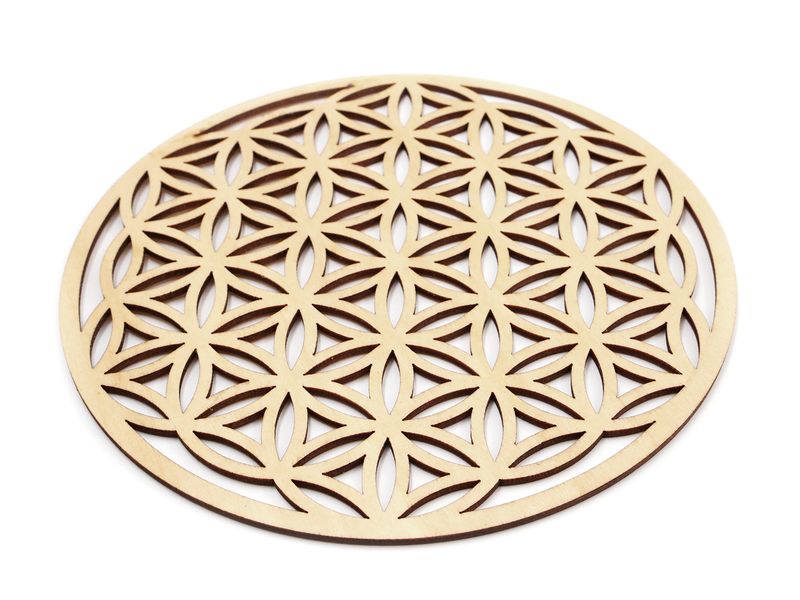 Flower of life 15 cm, wooden