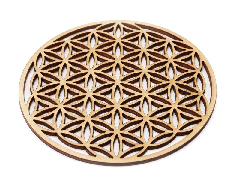 Flower of life 10 cm, wooden