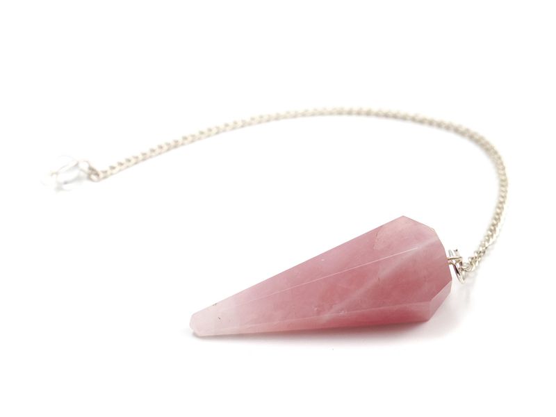 Rose Quartz - Crystal Pendulum