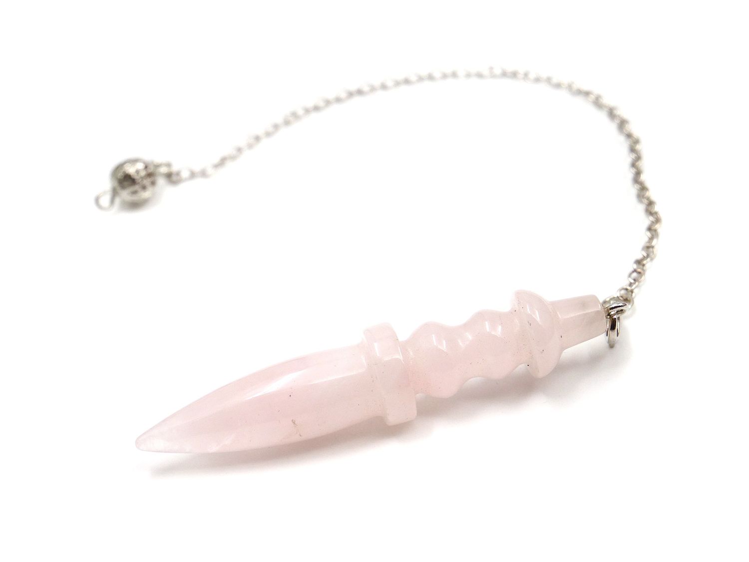 Rose Quartz - Crystal Egyptian Pendulum