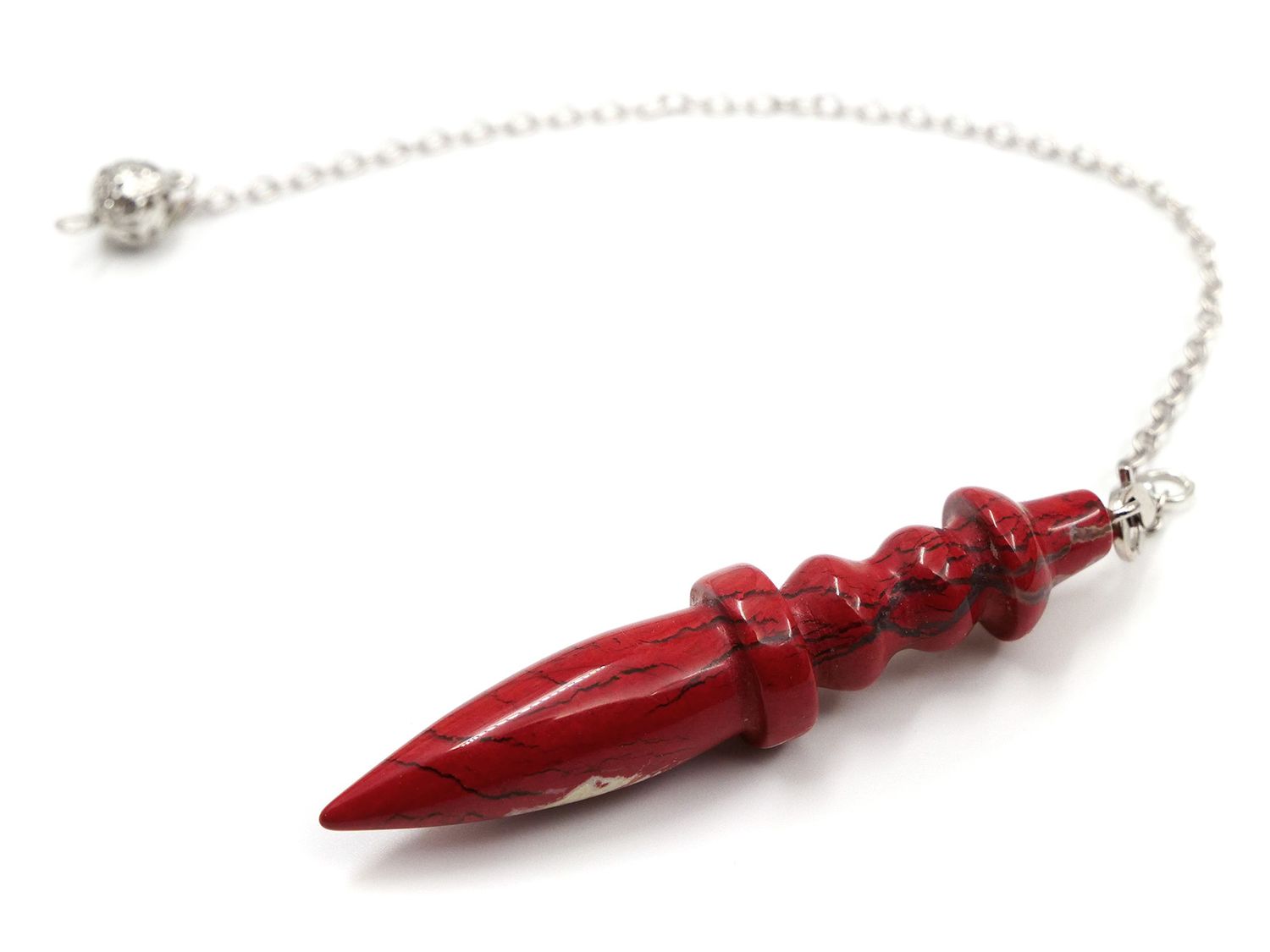 Red Jasper - Crystal Egyptian Pendulum