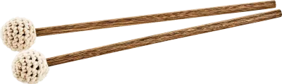 Paire de mailloches pour steel tongue drum