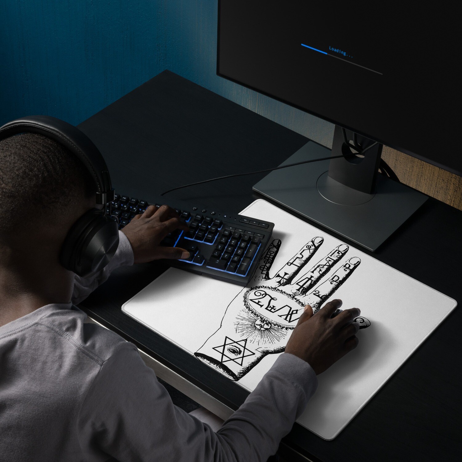 Gaming mouse pad