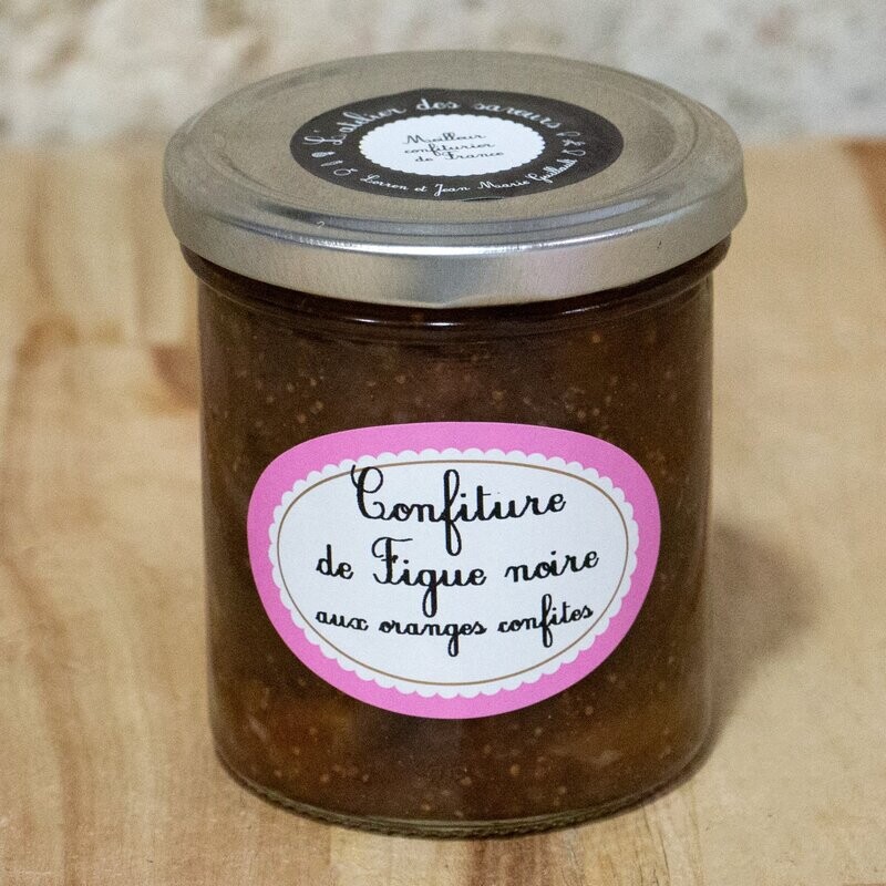 Confiture de figue noire aux oranges confites