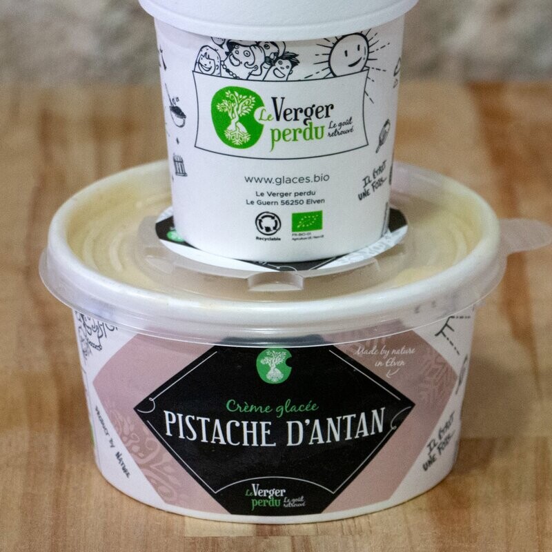 Glace bio  Pistache d' Antan