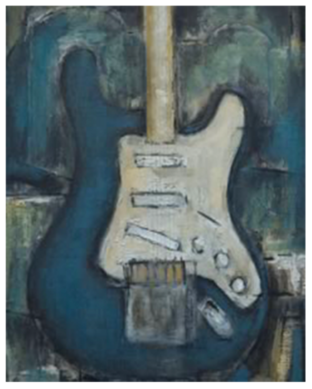Blue Stratocaster