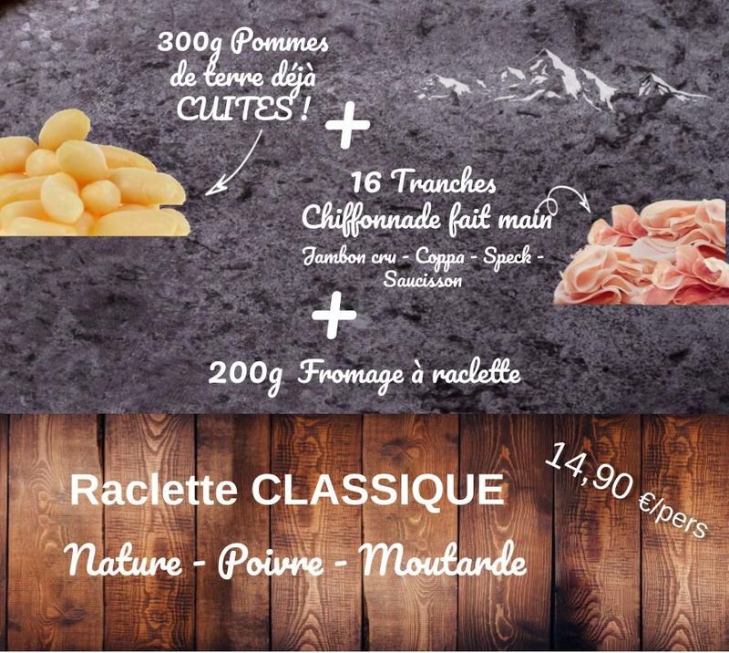Kit Raclette Classique Kit Raclette Classique