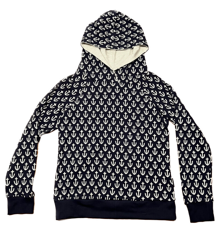 Hoodie blaue Anker
