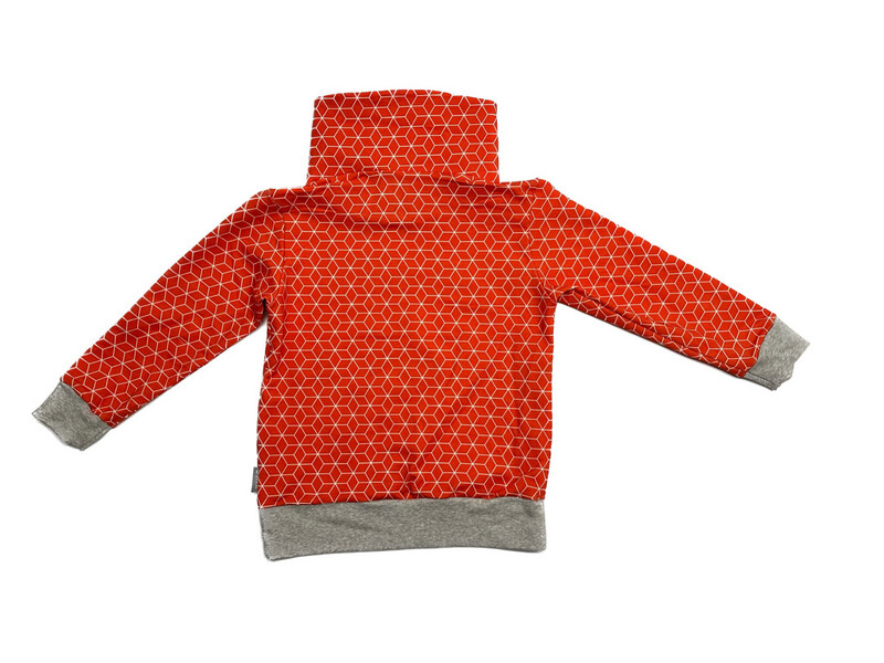 Hoodie mit Stehkragen