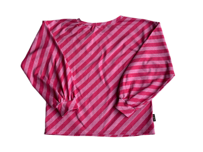 Jerseybluse redstripes