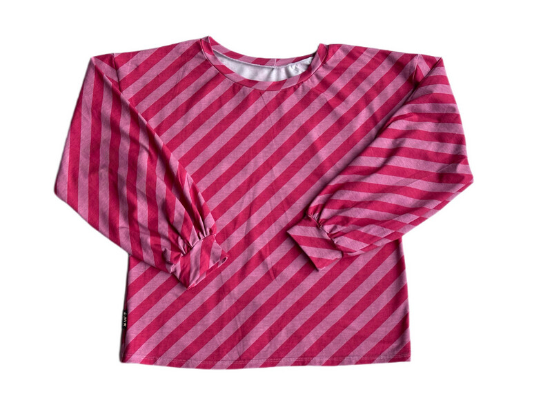 Jerseybluse redstripes