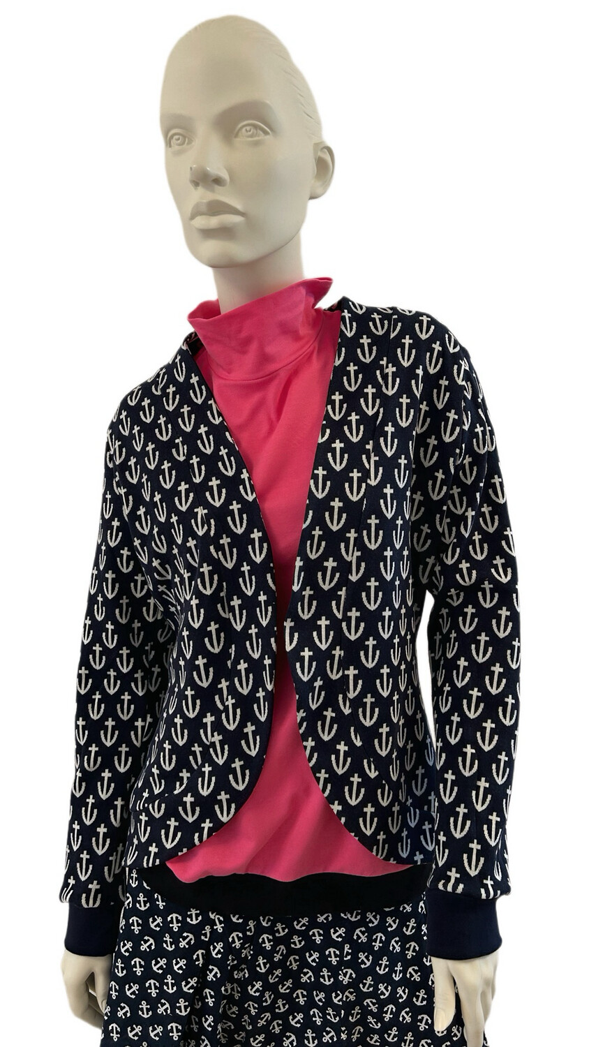 Cardigan blaue Anker