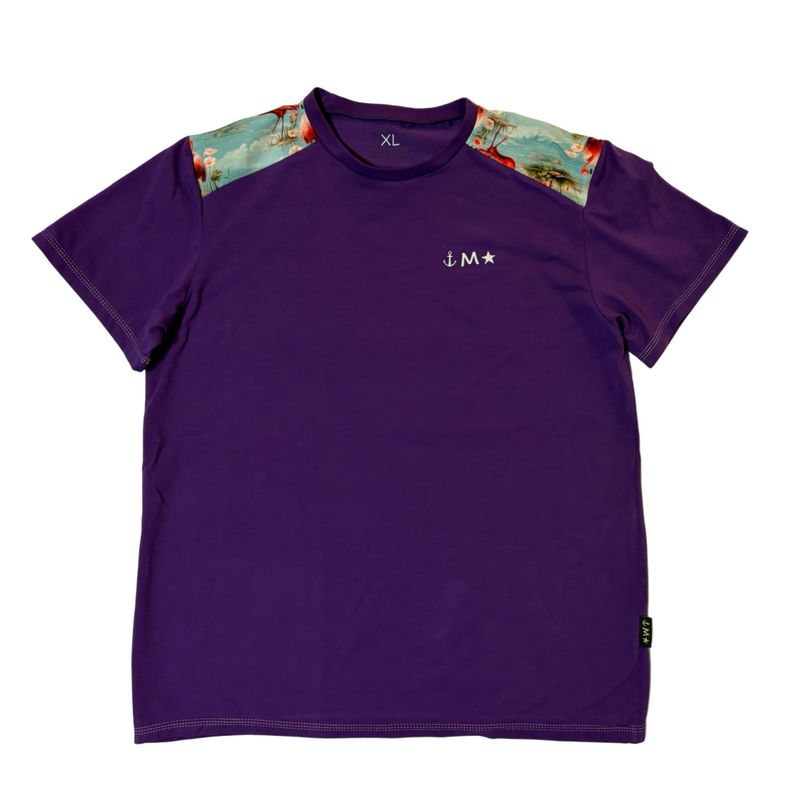 Tshirt Aloha purple