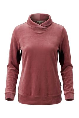 Sweatshirt mit Stehkragen altrosa Sweatshirt mit Stehkragen altrosa
