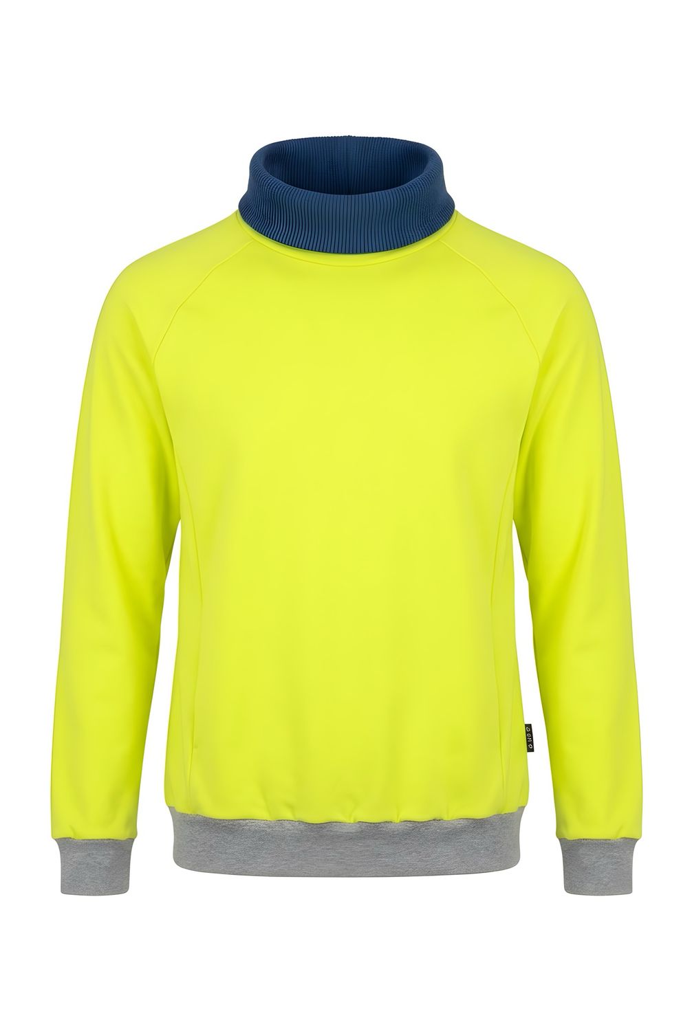 Hoodie mit Kragen lime Hoodie mit Kragen lime