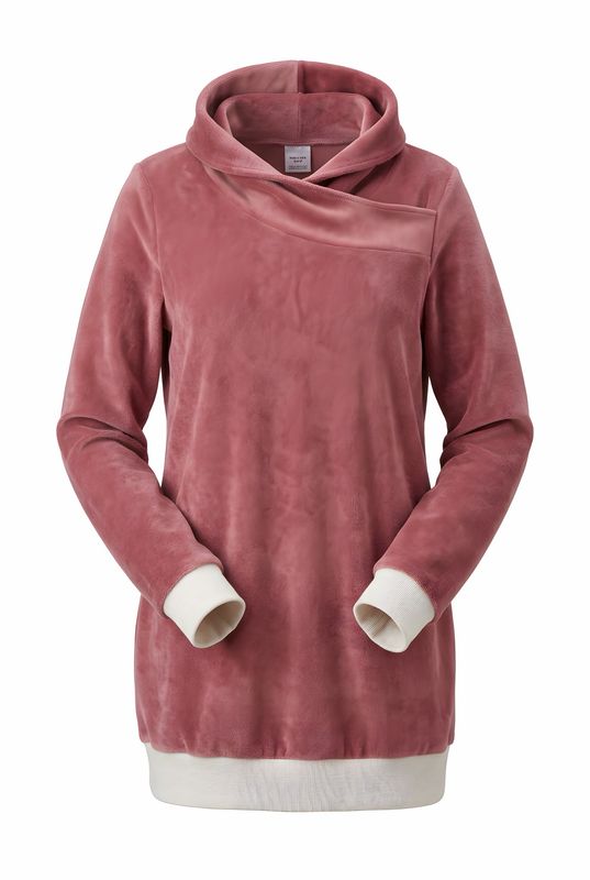 Sweatshirt Brezelkragen Nicki rose Sweatshirt Brezelkragen Nicki rose