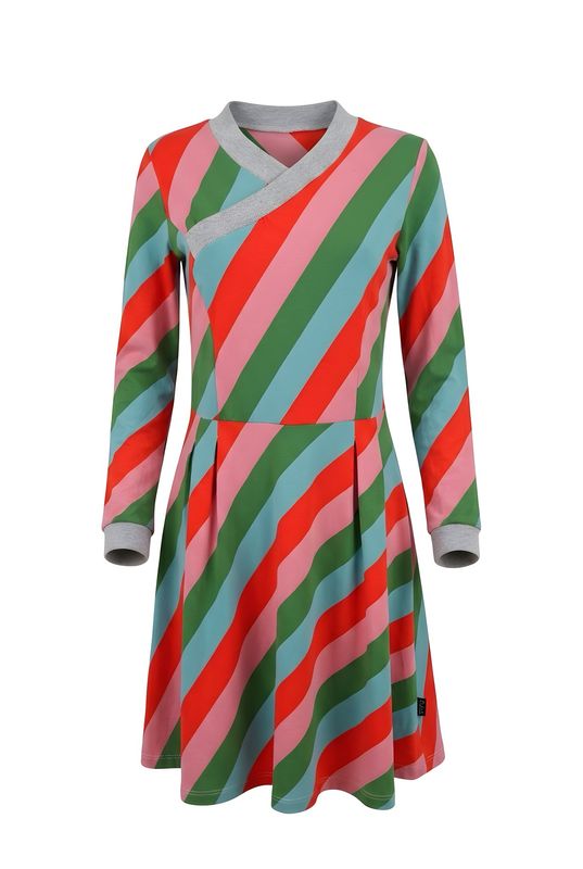 Kleid Kimonostyle stripes